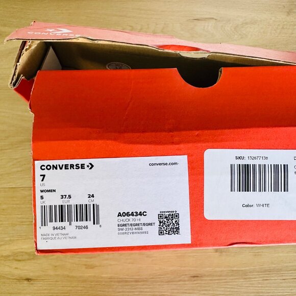 Converse Chuck 70 3D Charms Hi Women Shoes 7 Flower Stars Heart  Sneaker A06434C - Picture 9 of 13